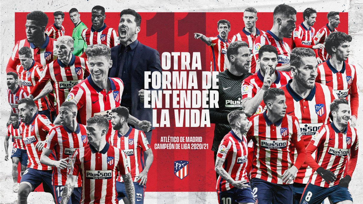 Atlético de Madrid campeón de la Liga española